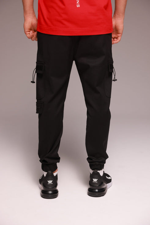 WJeans Cargo for man דגמח מכנס דבליו גינס אופנתי בצבע שחור